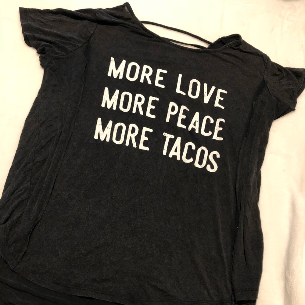 Black graphic tee